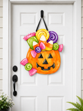 18in Jack-o-Lantern Candy Door Sign