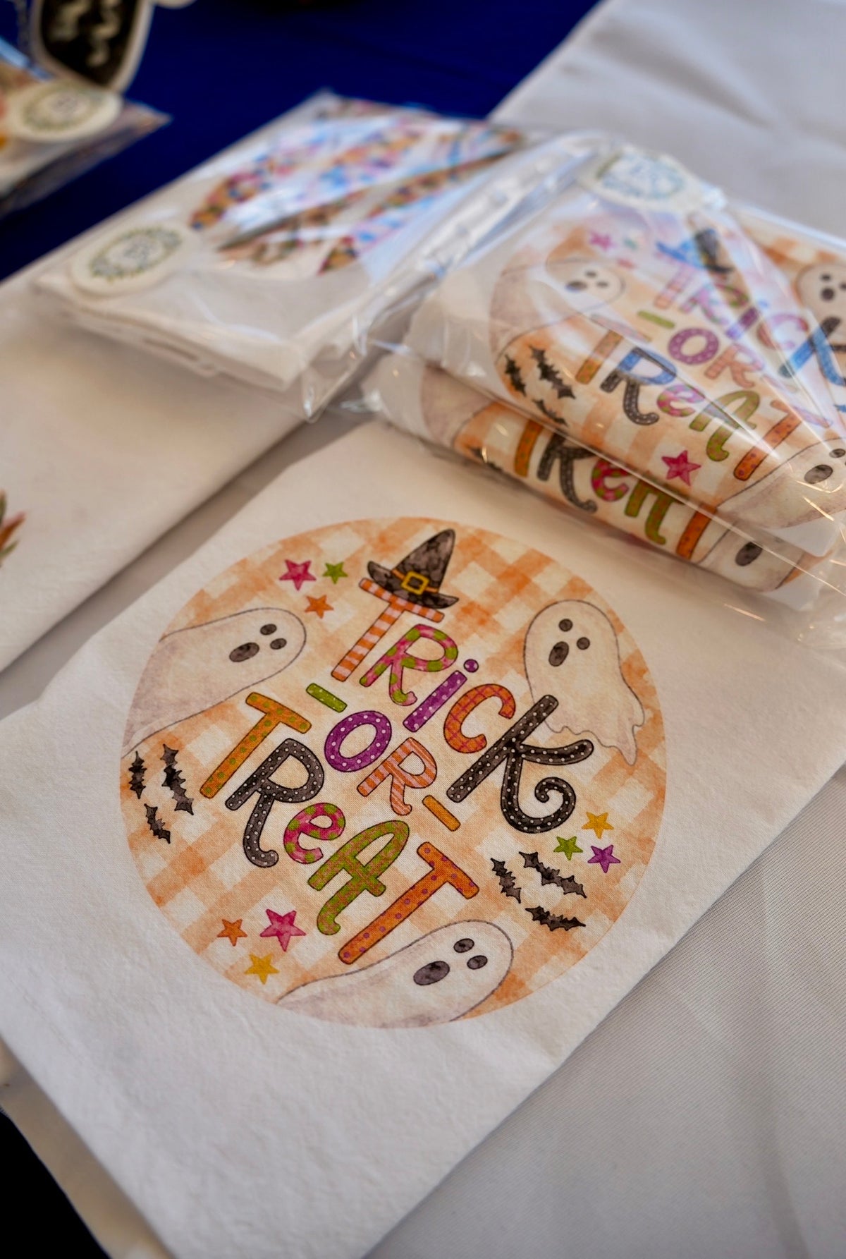 Trick or Treat Tea Towel