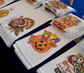 Jack-O-Lantern Tea Towel