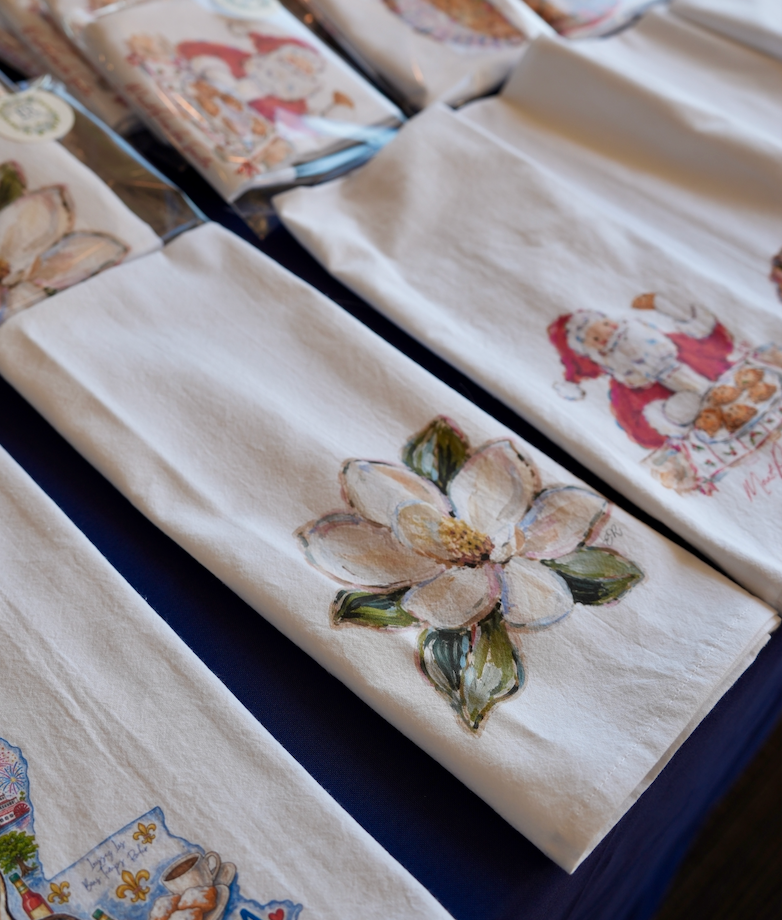 Magnolia Tea Towel